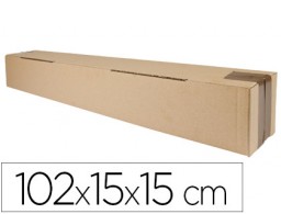 Caja tubo para envío Q-Connect cartón 3 mm. 10700x150x150 mm.